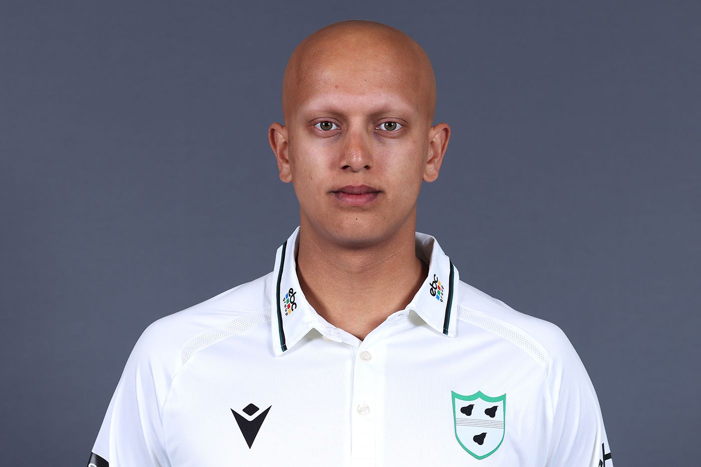 Fateh Singh poses for a head shot at Worcestershire's media day