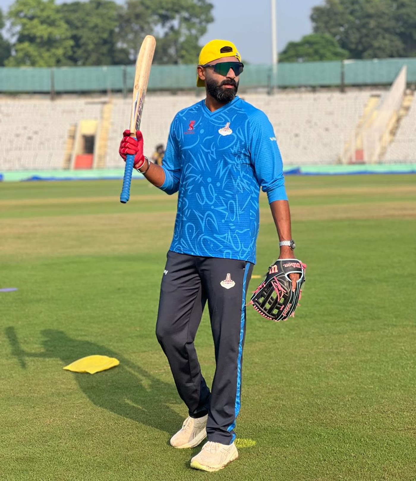Yo Mahesh at a training session