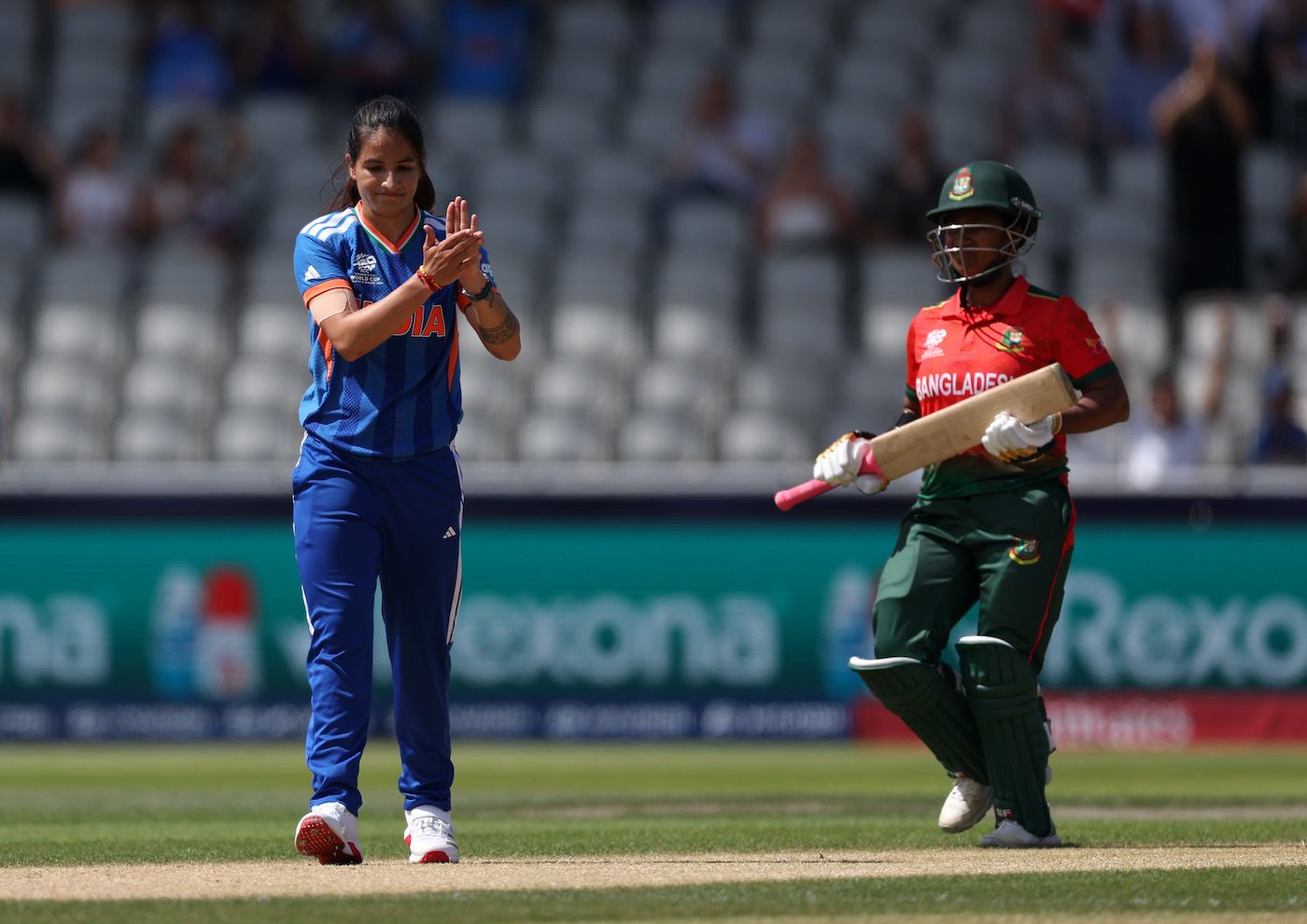 Renuka Singh got Dilara Akter in her first over