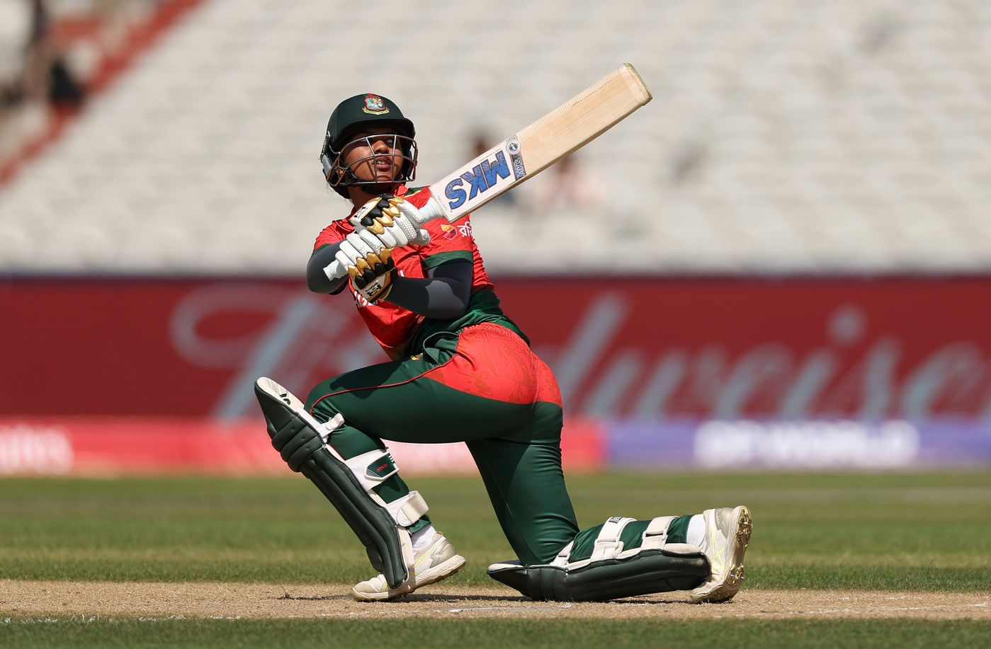 Juairiya Ferdous was steady for Bangladesh early on