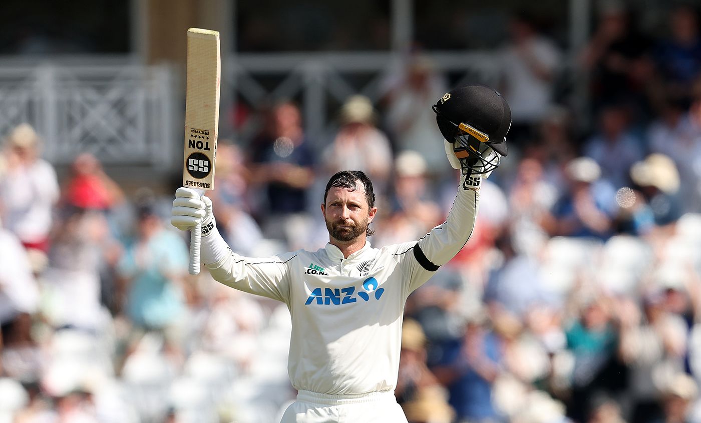 Devon Conway raised his eighth Test hundred