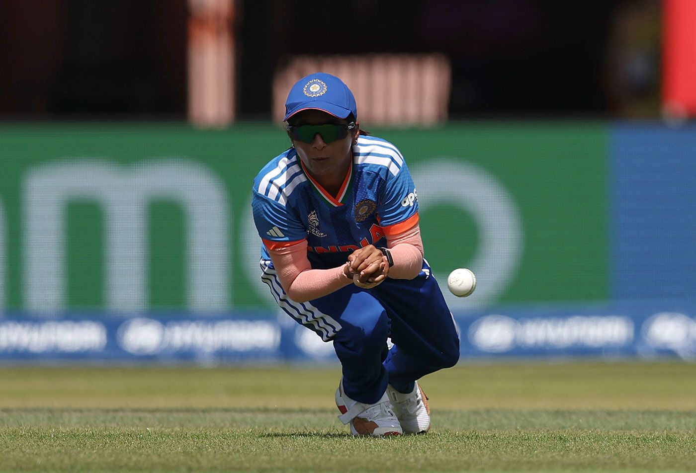Nandani Sharma spills a catch to add to India's list