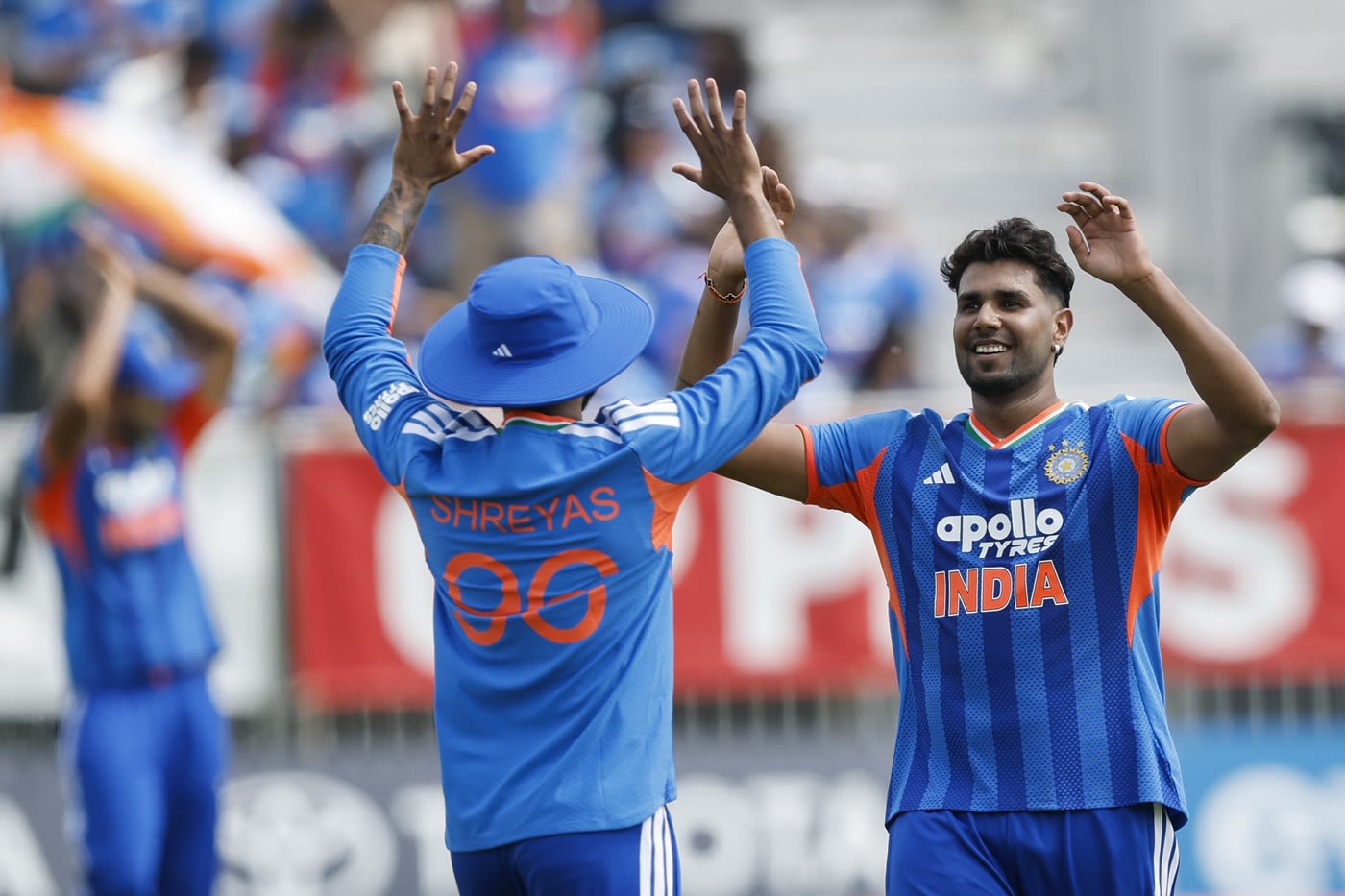 Harshit Rana picked up three wickets on return