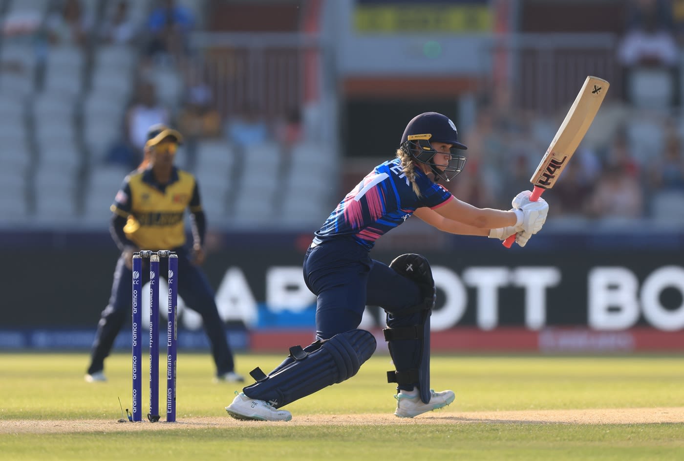 Darcey Carter slices one away