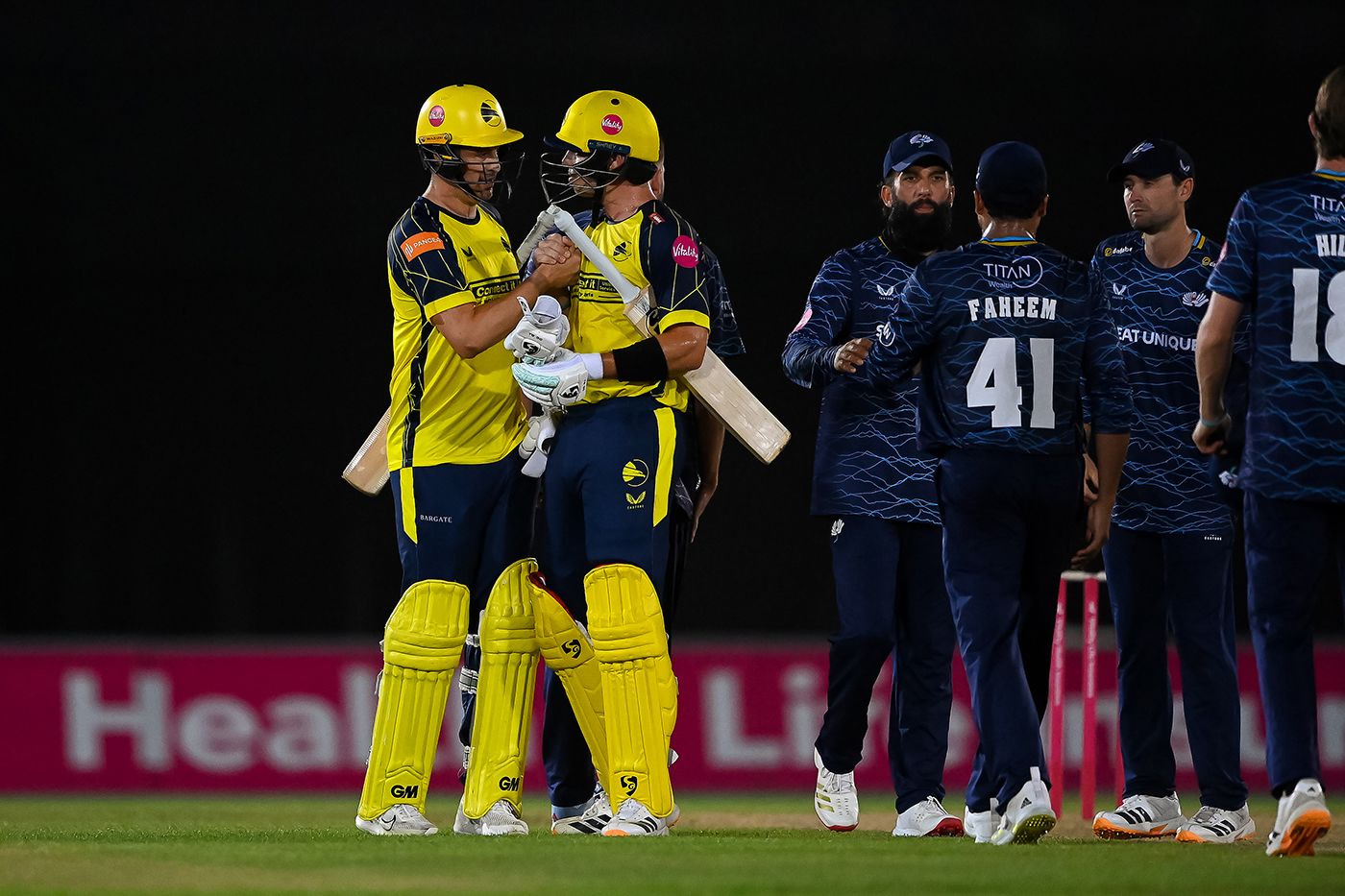 Chris Woods and Tristan Stubbs got Hampshire over the line