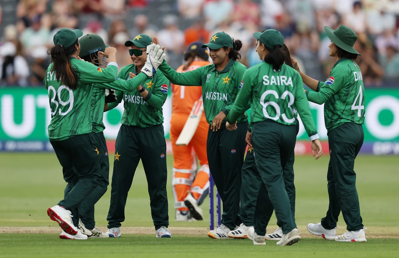 Ayesha Zafar took three wickets in three overs