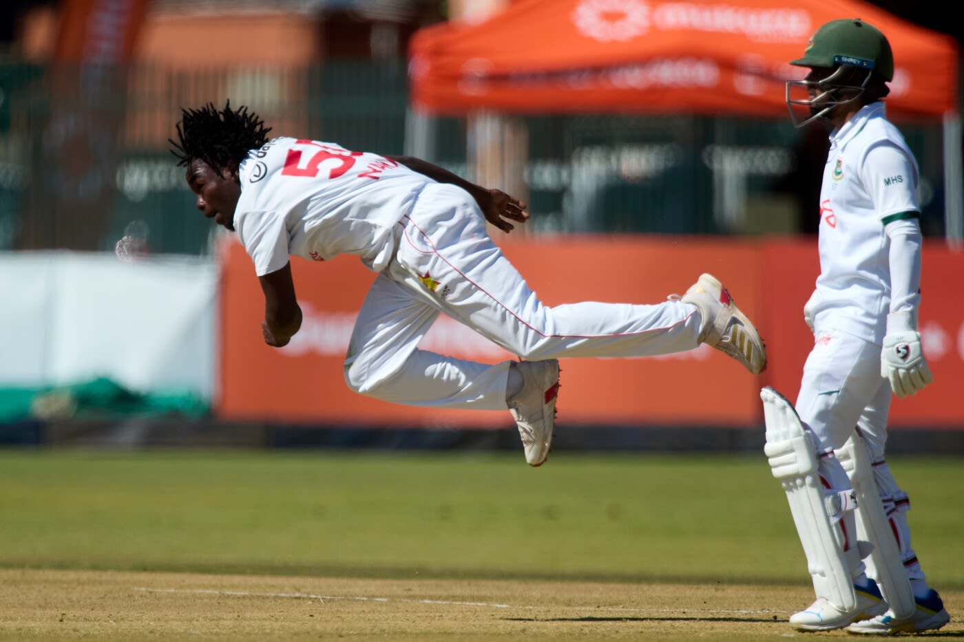 Newman Nyamhuri took a four-for