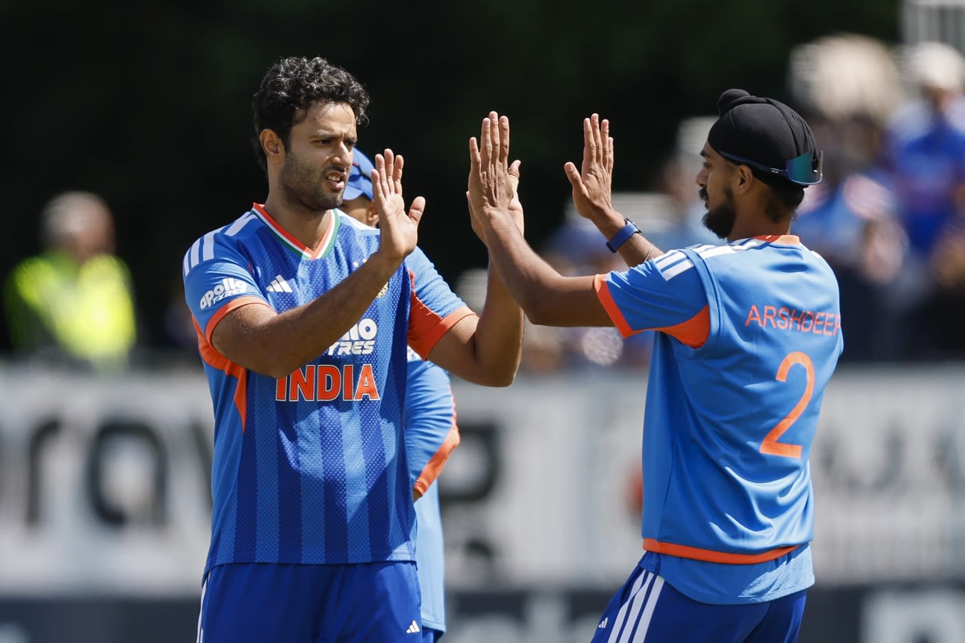 Shivam Dube picked up two wickets in two balls