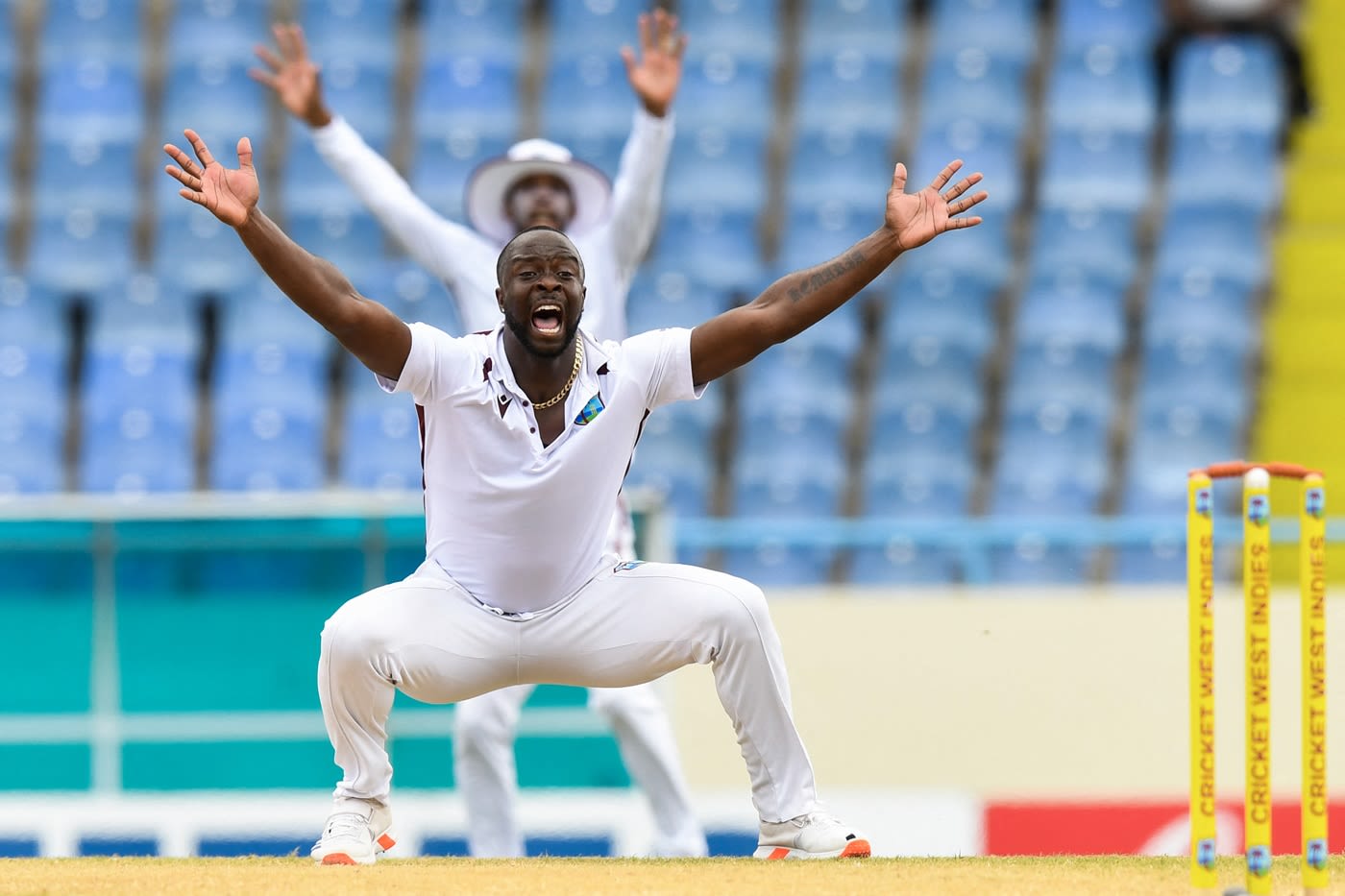 Kemar Roach starred with four wickets