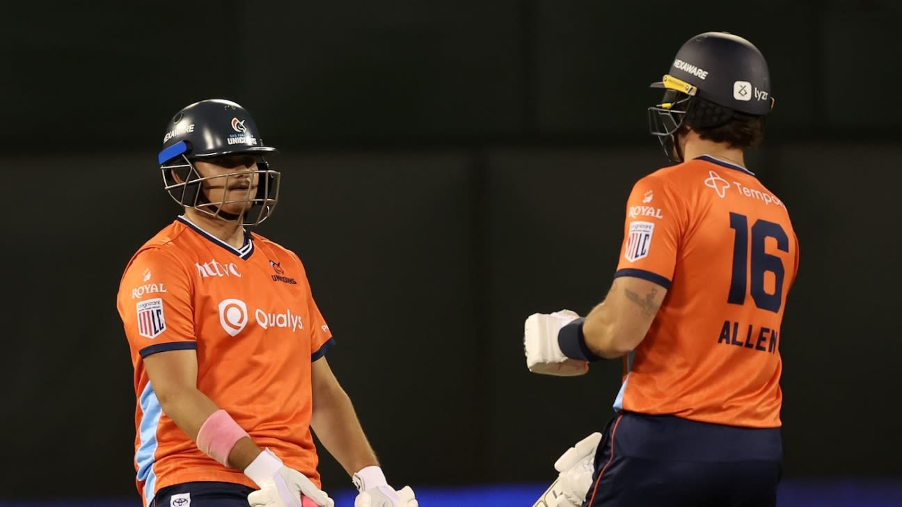 Pretorius and Allen batter Freedom and take Unicorns to the top