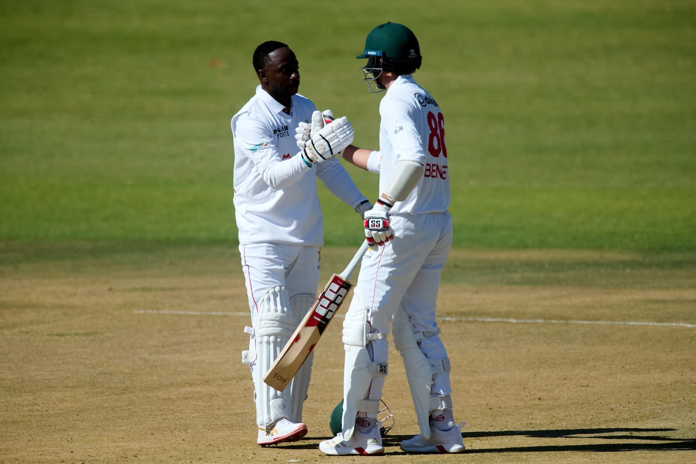 Innocent Kaia and Brian Bennett added 107 for the third wicket