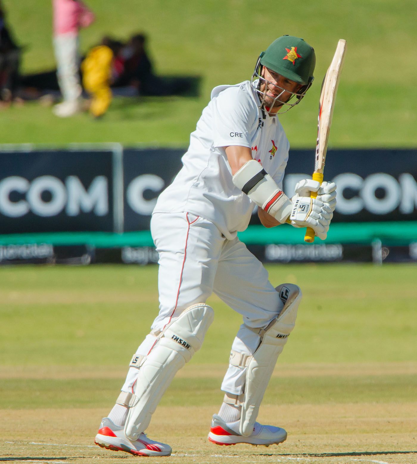 Craig Ervine ran well between the wickets