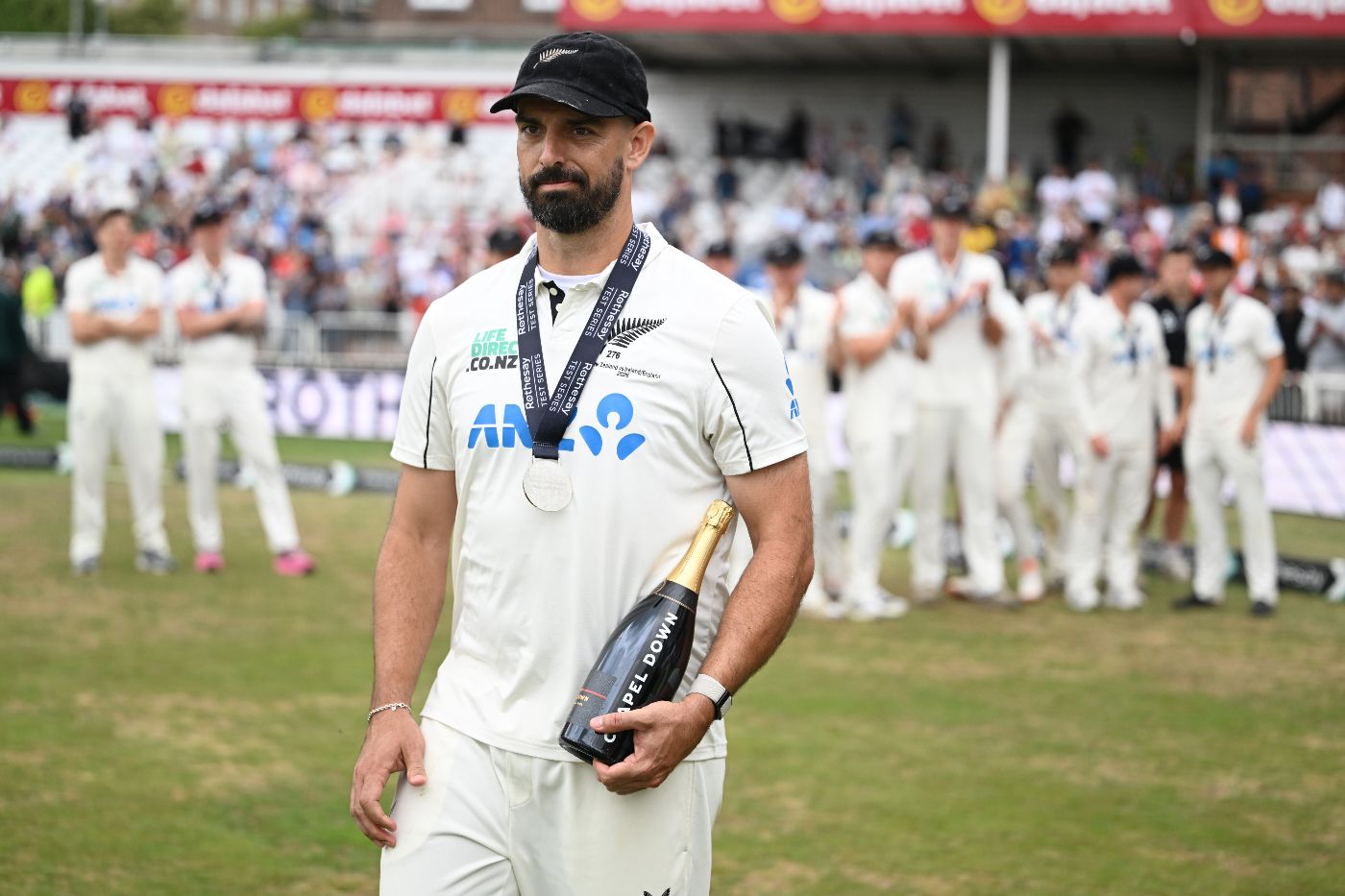 Daryl Mitchell was named Player of the Match at Trent Bridge