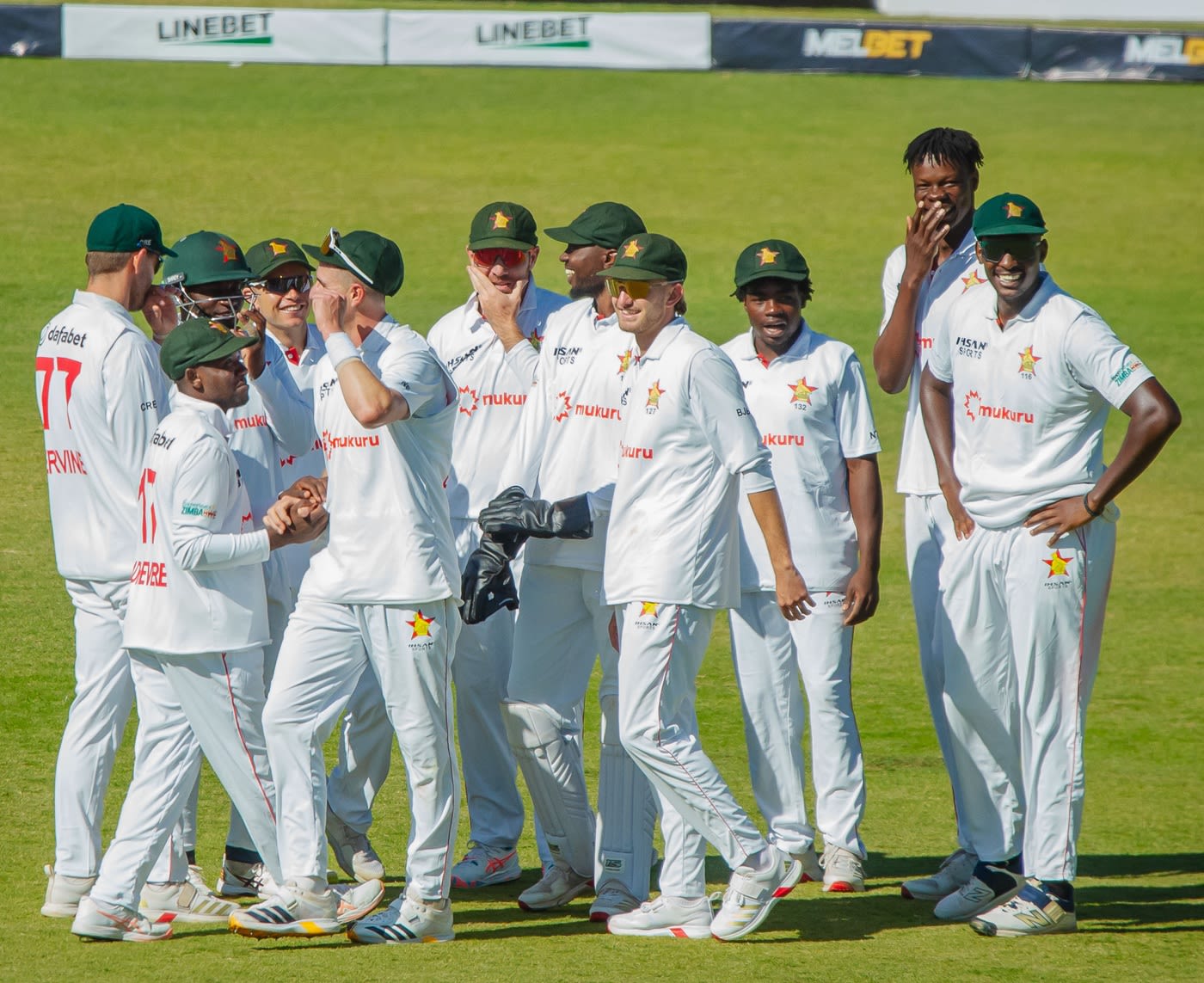 Blessing Muzarabani struck twice on the third morning