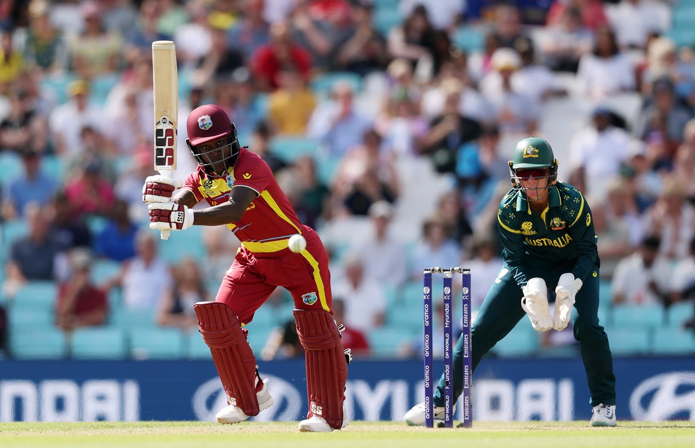 Deandra Dottin batted at No. 8 and scored at unbeaten 26 off 16