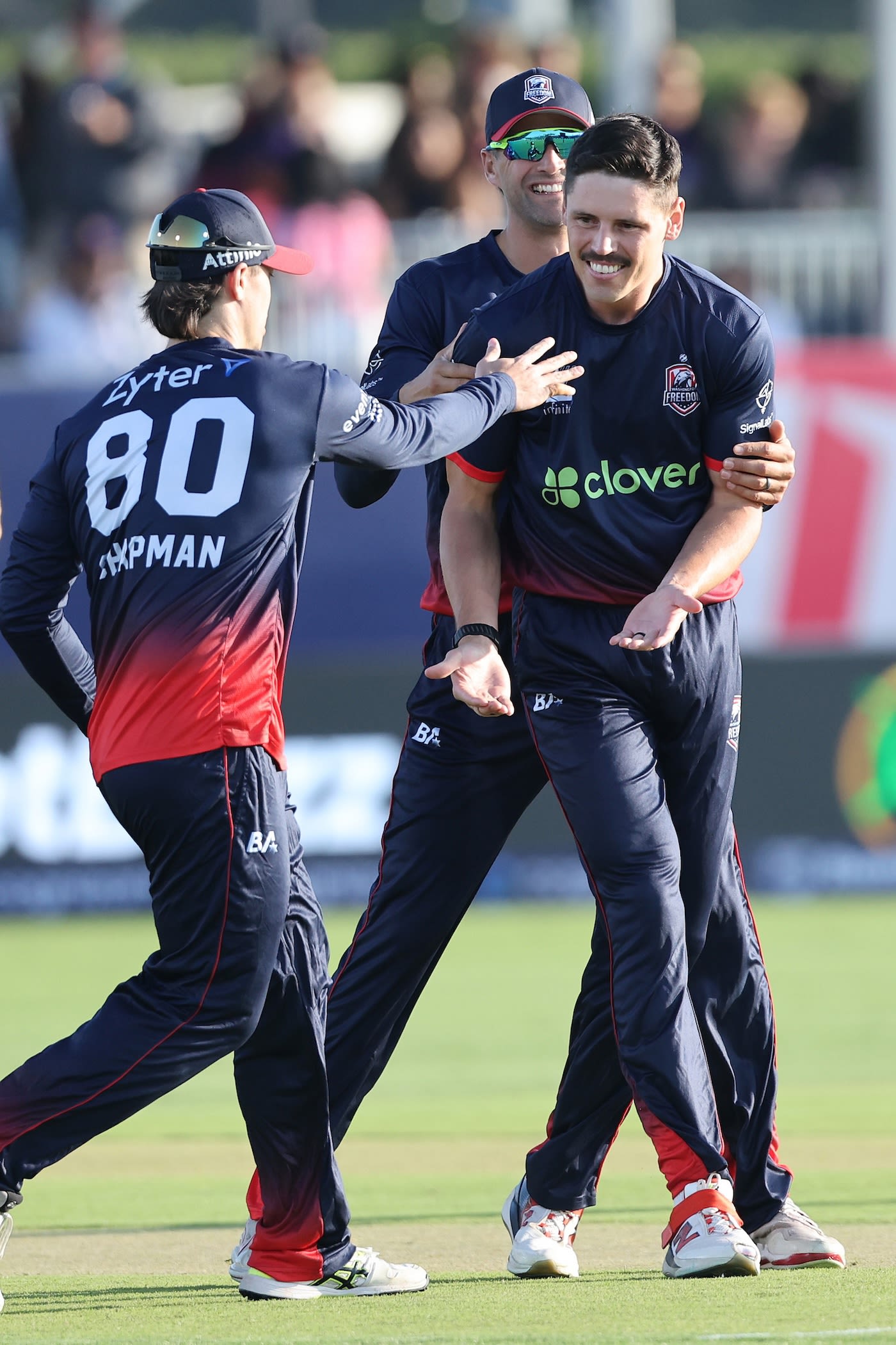 Ben Dwarshuis struck the first blow