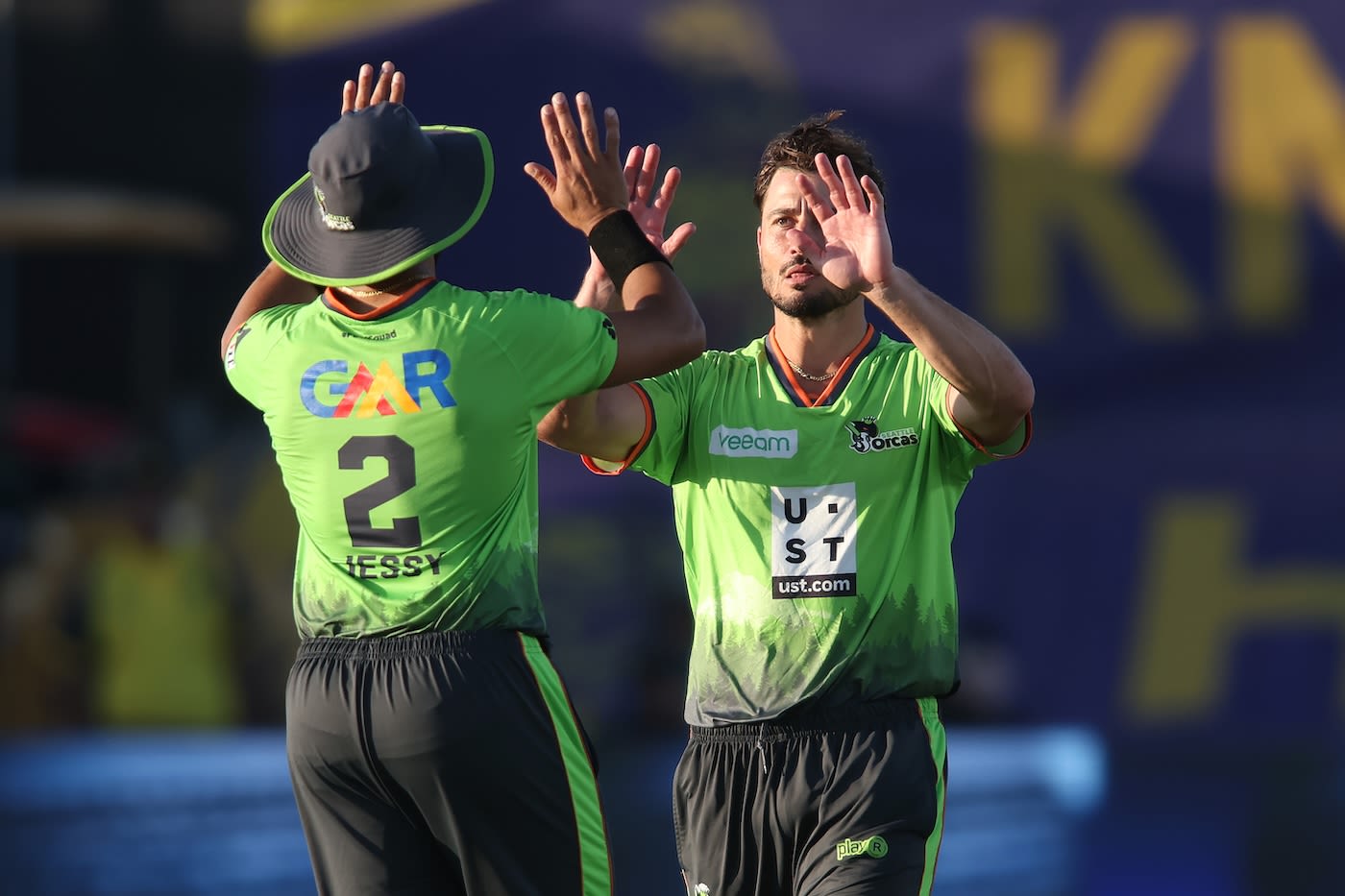 Marcus Stoinis got the big wicket of Nicholas Pooran