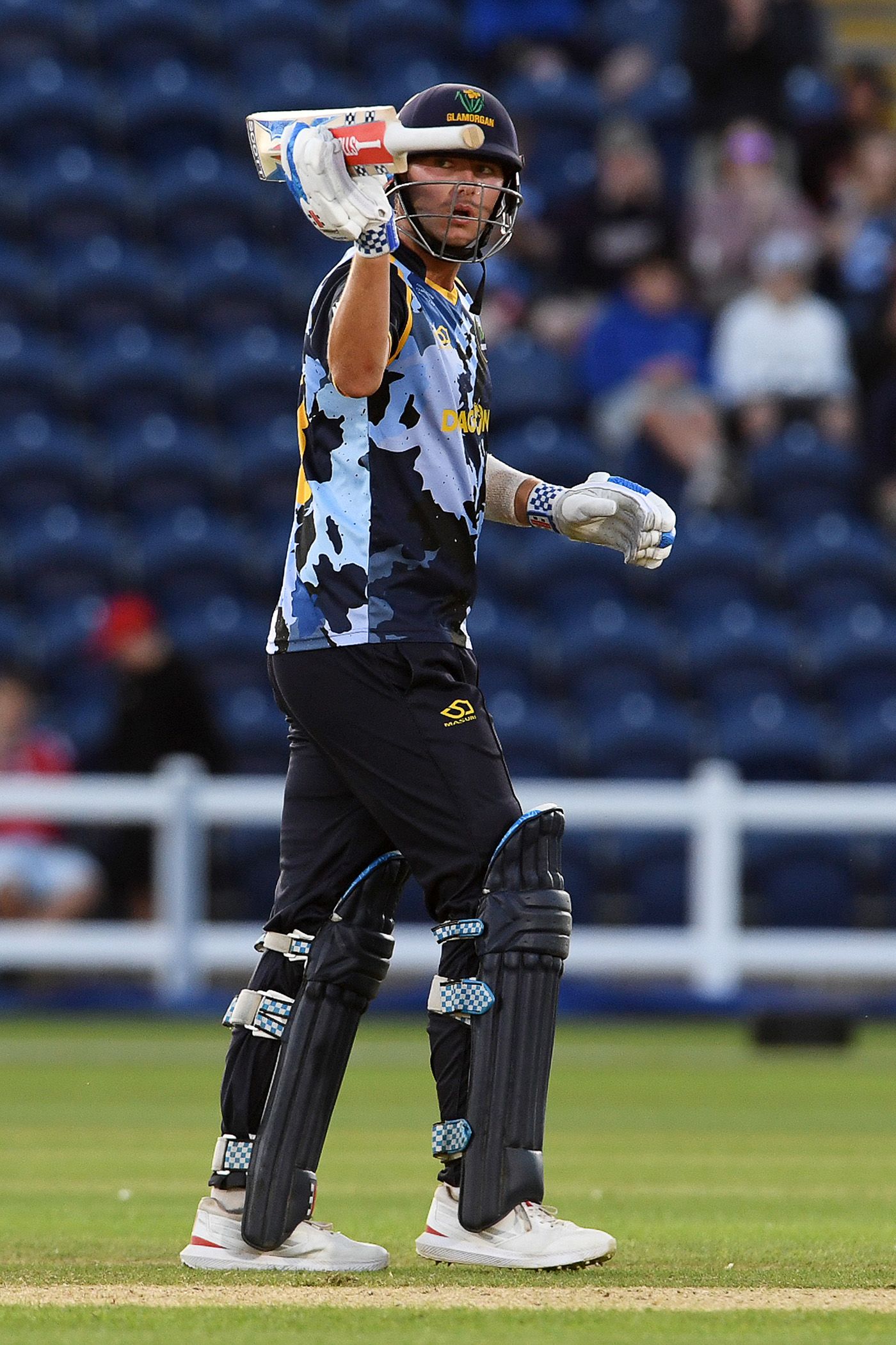 Will Smale acknowledges his fifty