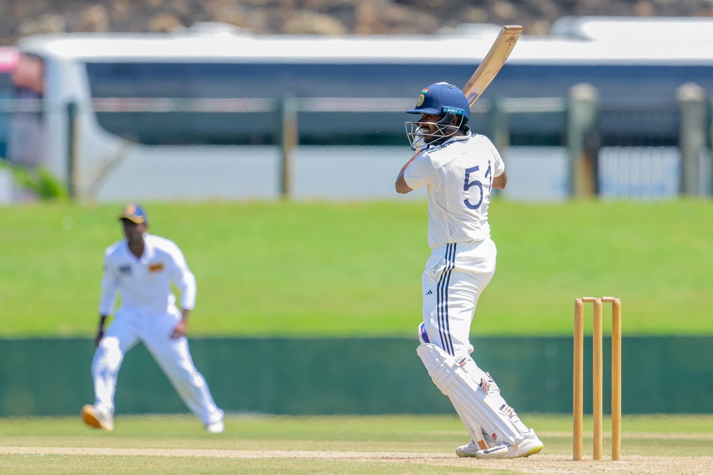 B Sai Sudharsan led India A's strong reply