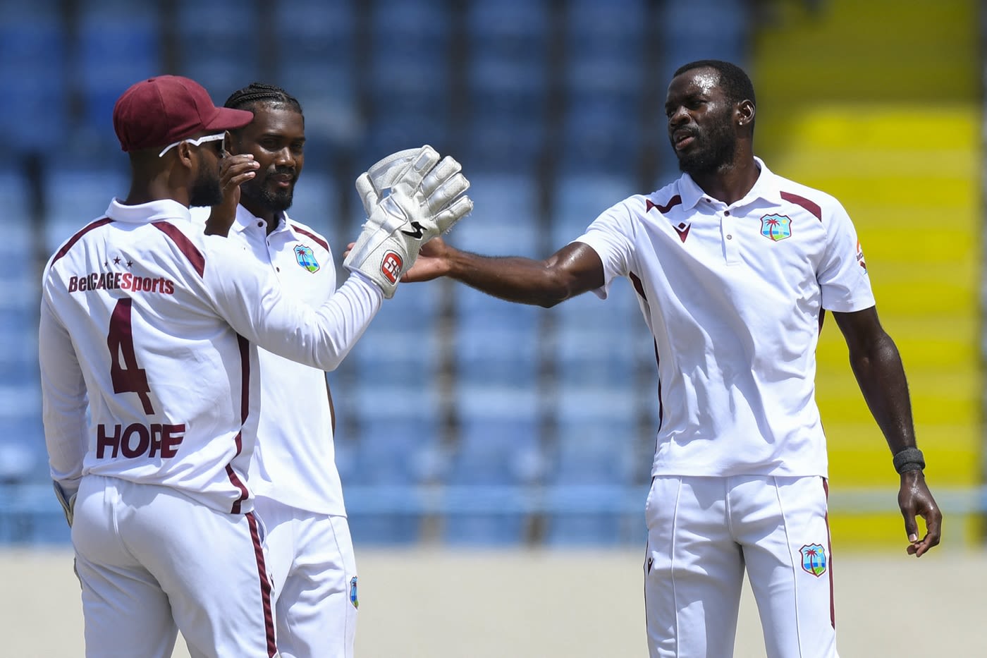 Anderson Phillip broke a 143-run sixth-wicket stand
