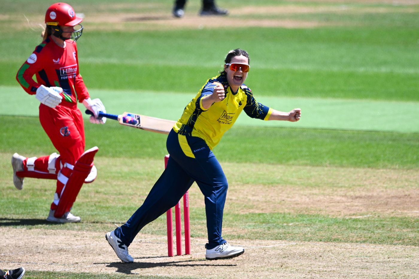 Nancy Harman claimed three wickets for Hampshire