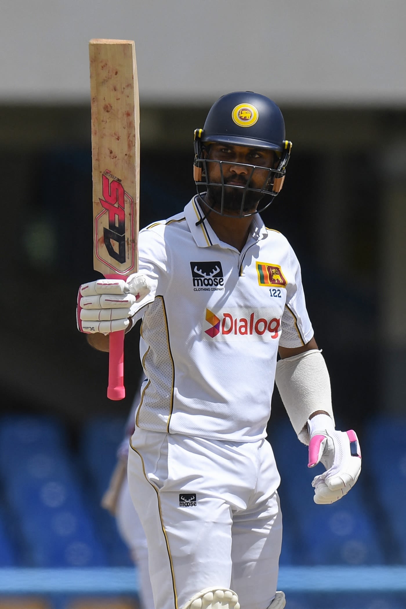 Dinesh Chandimal was the top-scorer in Sri Lanka's second innings