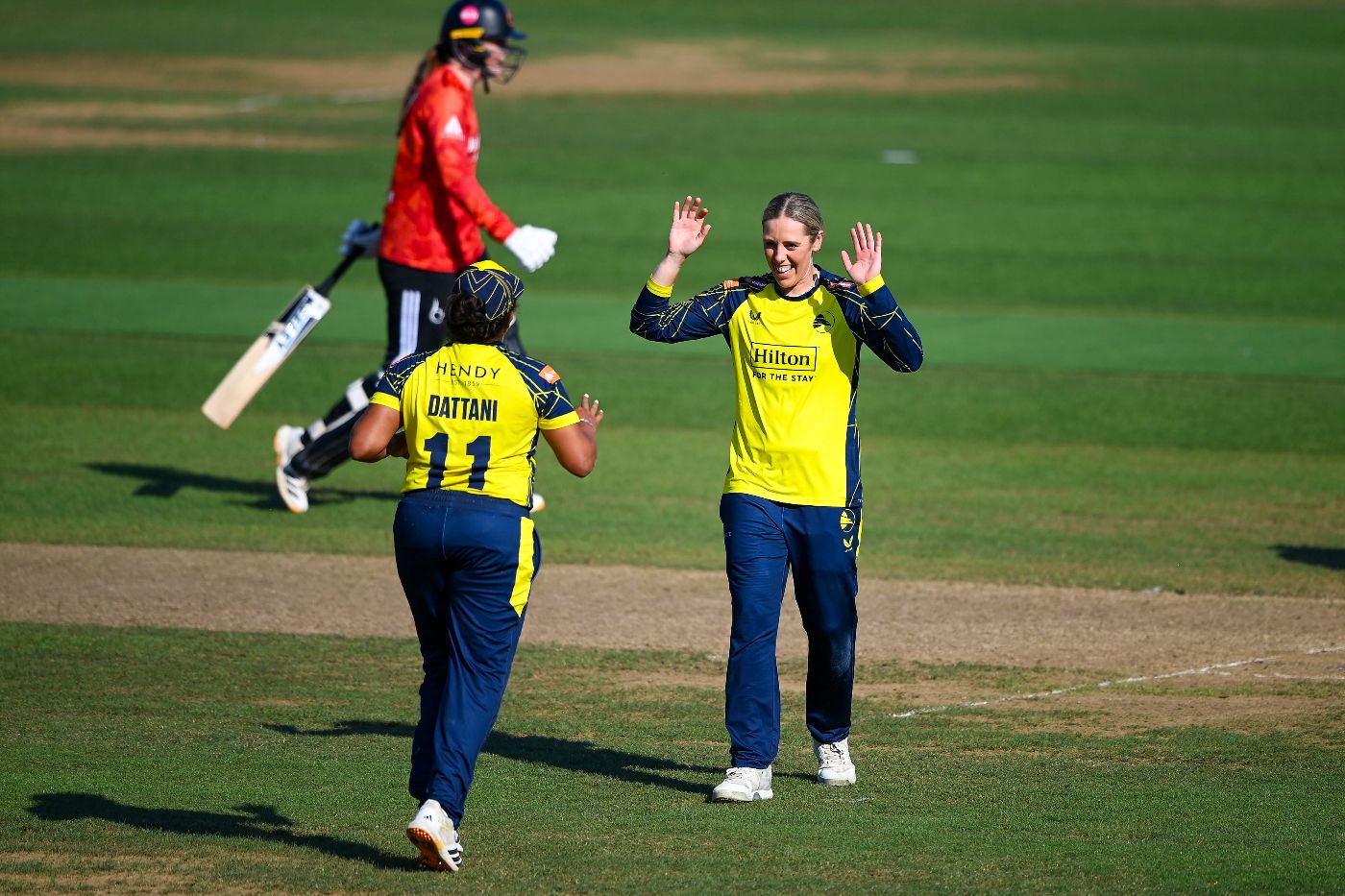 Georgia Adams claimed four wickets for Hampshire