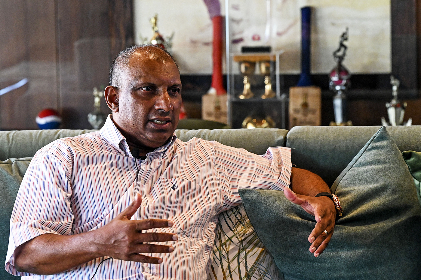 Aravinda de Silva talks