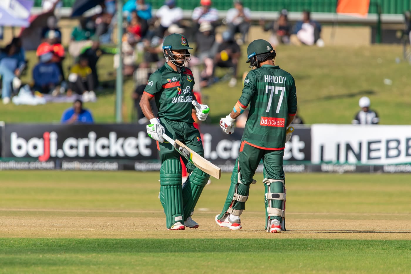 Tanzid Hasan and Towhid Hridoy put on an 84-run stand