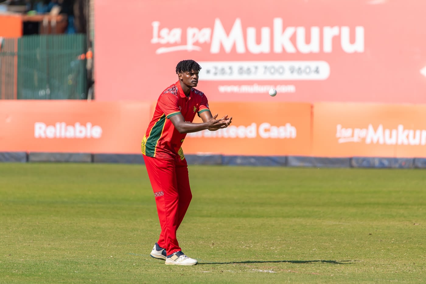 Richard Ngarava took three wickets to bowl Bangladesh out for 234