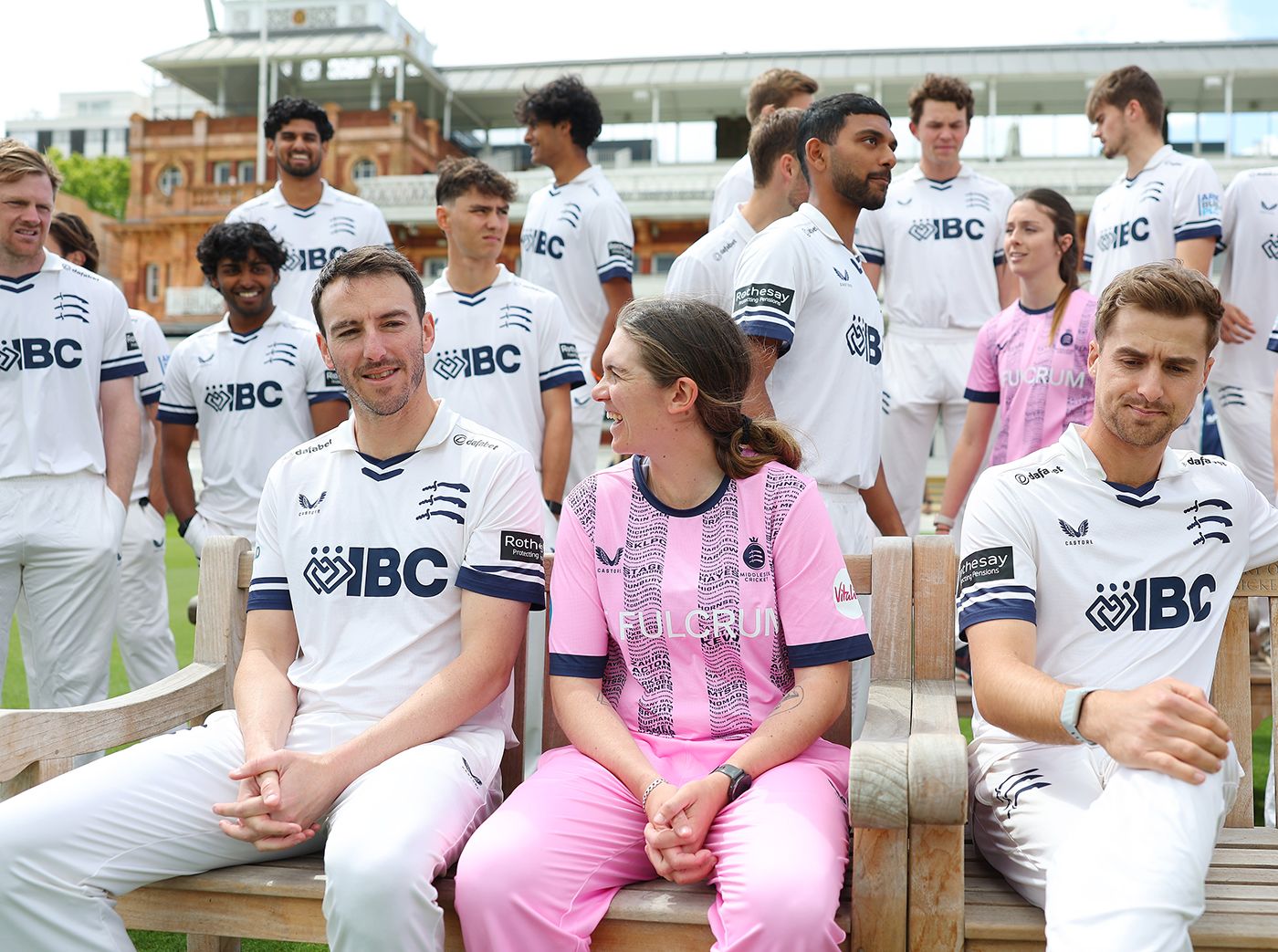 Middlesex's team photoshoots were delayed until mid-May