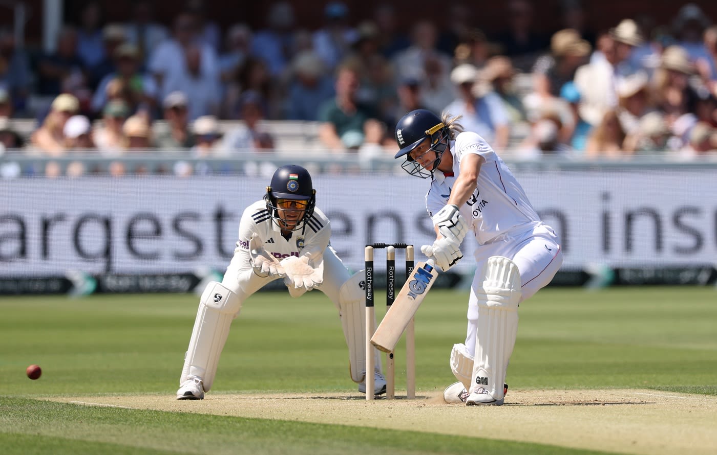 Amy Jones drills one away