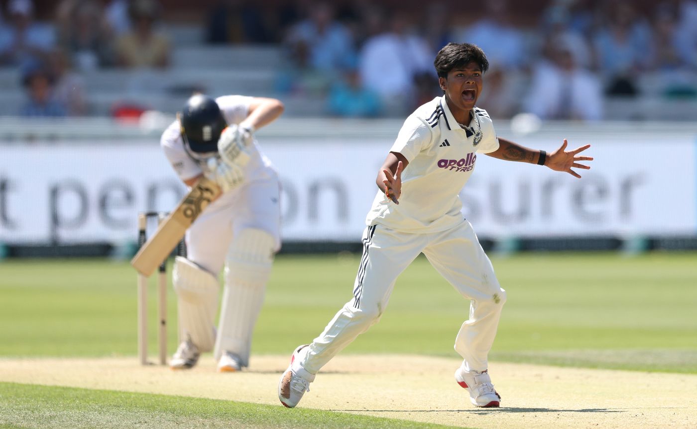 Nat Sciver-Brunt fell to Kranti Gaud after the lunch break