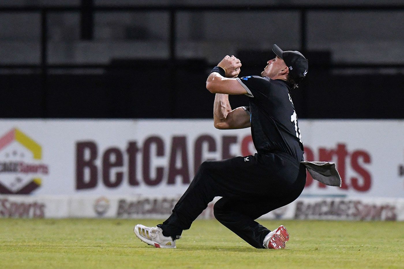 Nathan Smith took a good catch to remove John Campbell
