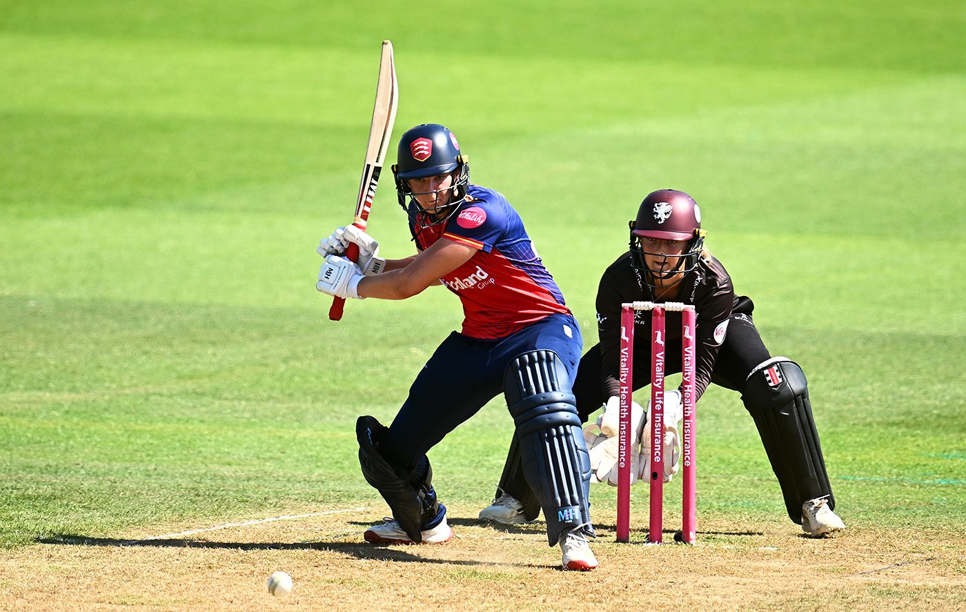 Liberty Heap top-scored for Essex with 37 off 31 balls