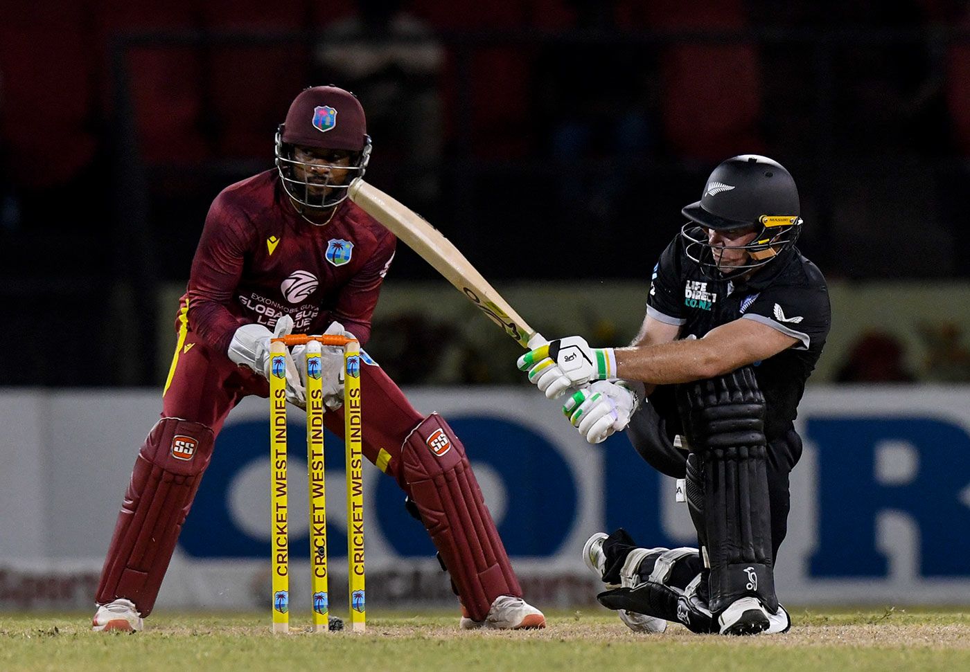Tom Latham guided New Zealand to their target