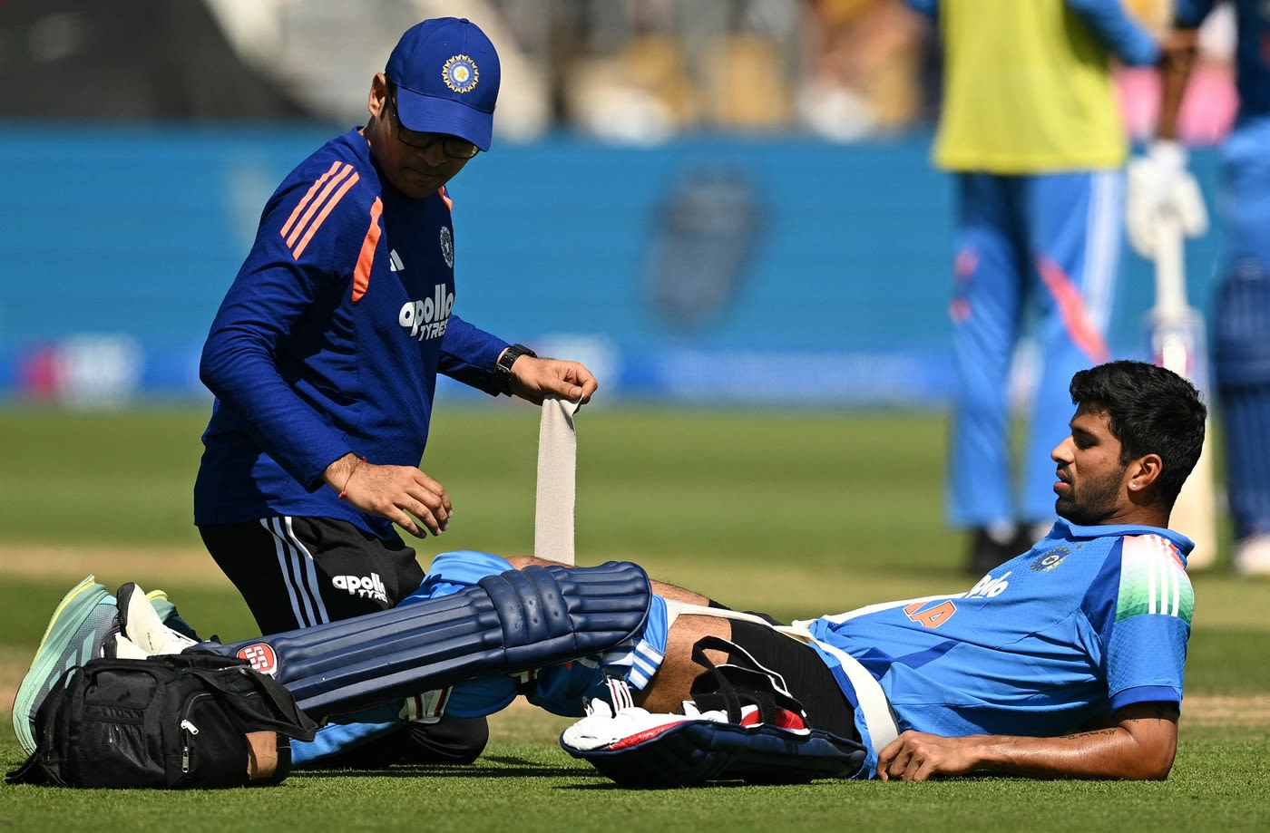 Washington Sundar receives treatment