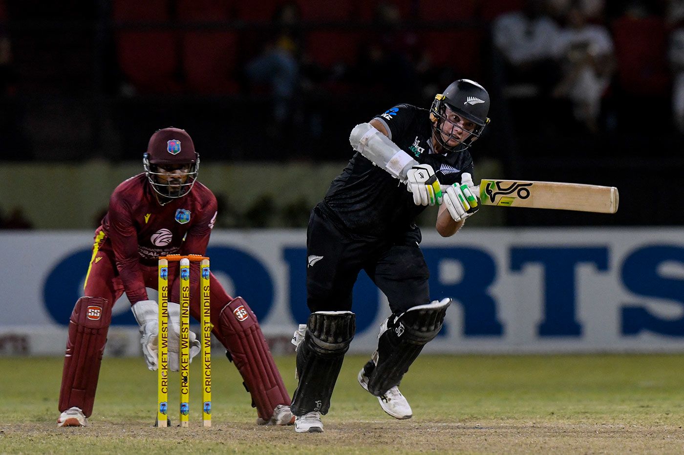 Tom Latham played another composed innings