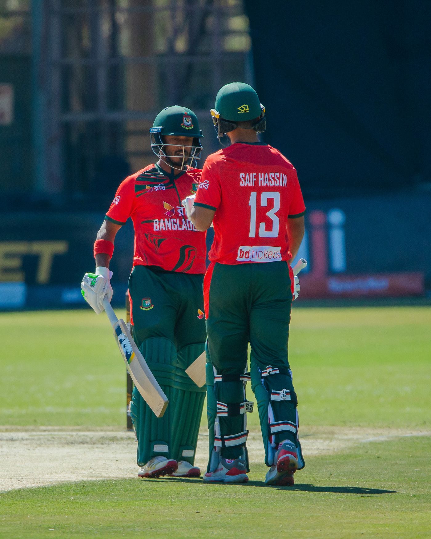 Saif Hassan and Tanzid Hasan got Bangladesh off to a great start