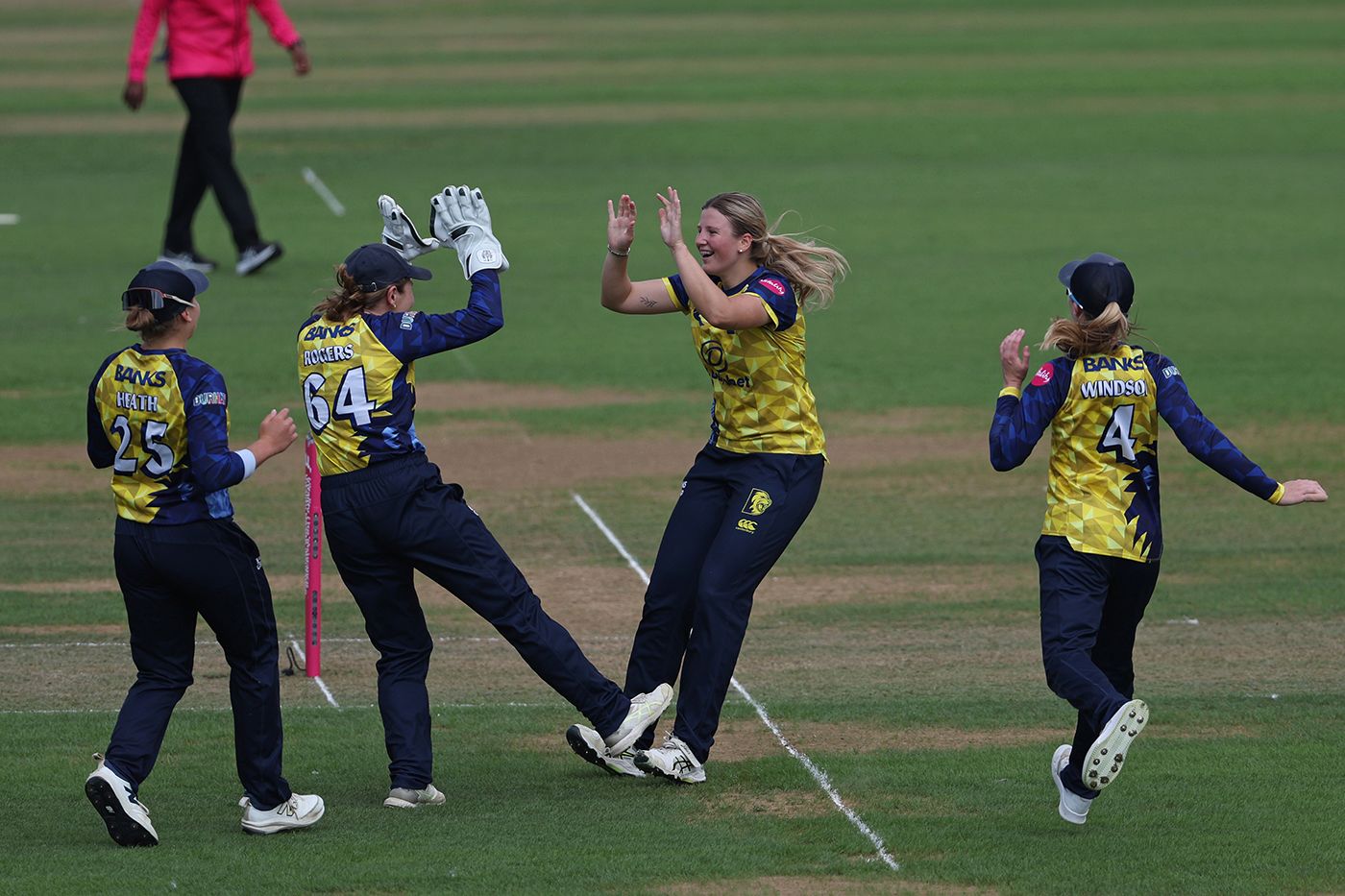 Trudy Johnson struck in her second over