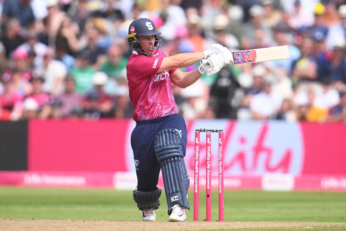 Chris Lynn kept Northants' innings on track