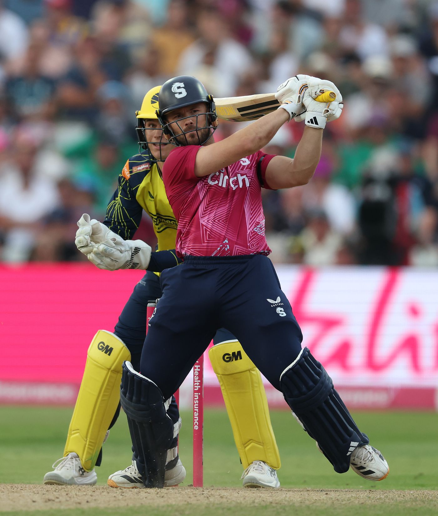 Ricardo Vasconcelos drove Northants towards an imposing total