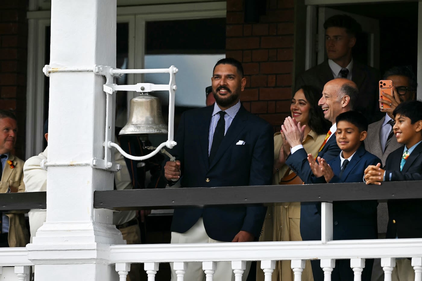 Yuvraj Singh rang the five-minute bell at Lord's