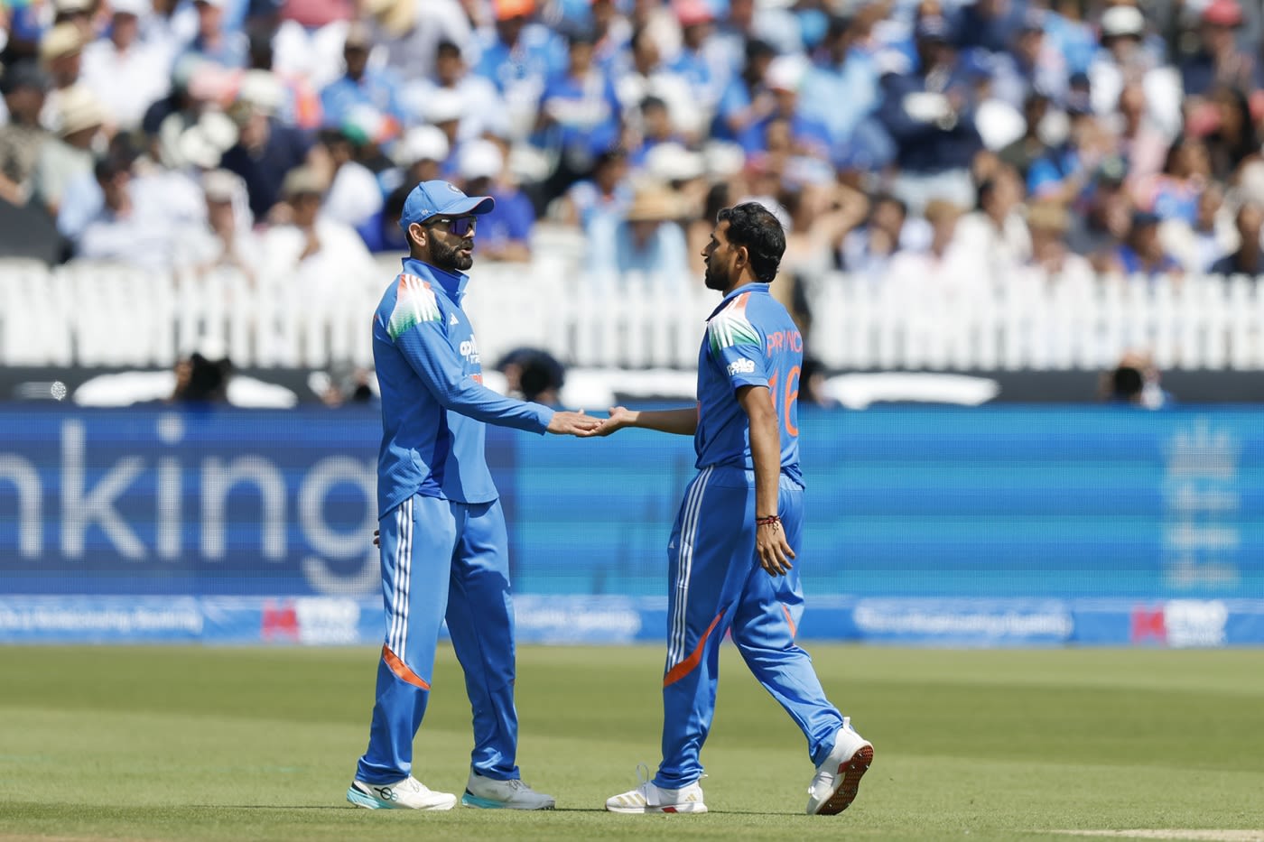 Prince Yadav celebrates after getting rid of Ben Duckett
