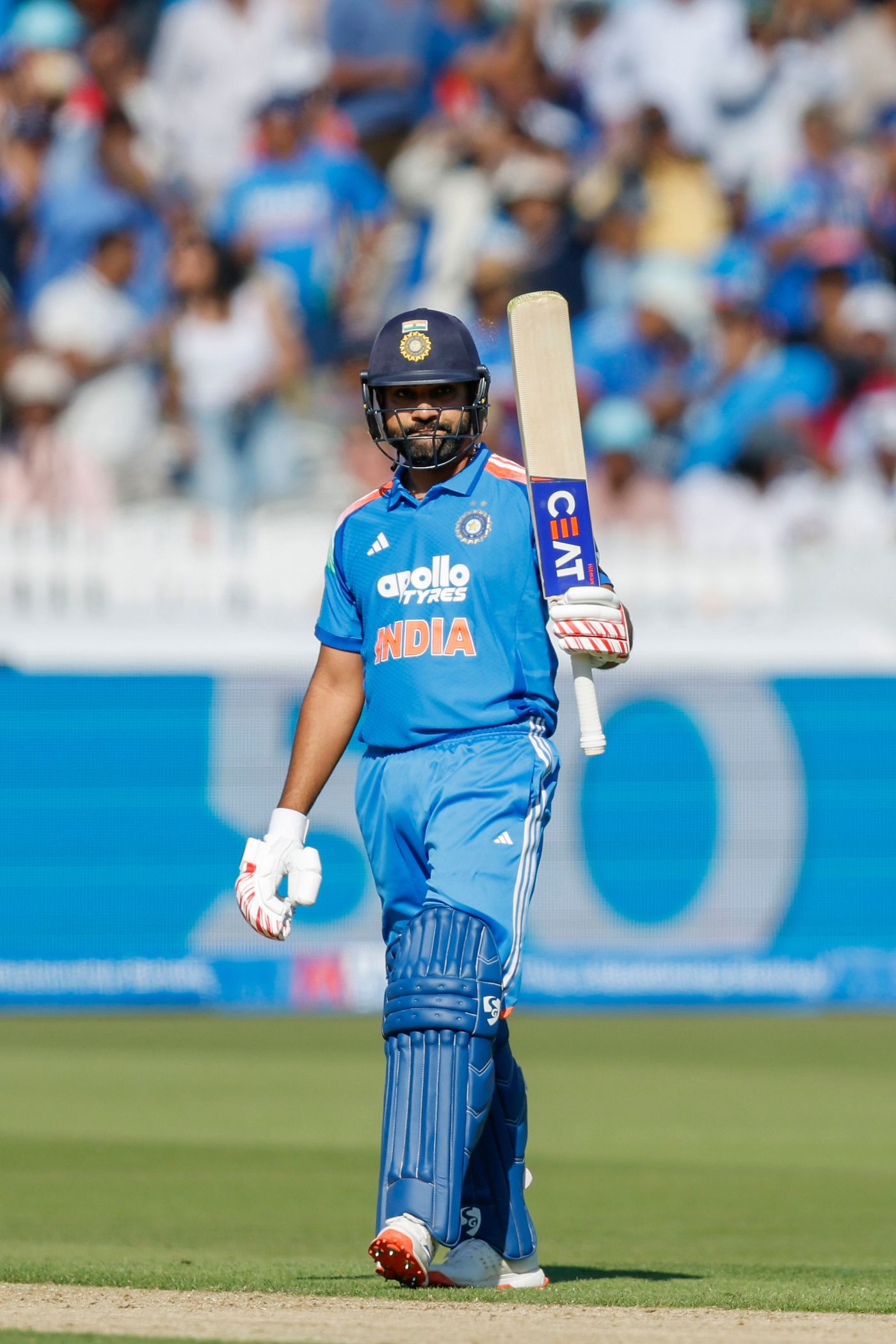 Rohit Sharma brought up a fighting fifty