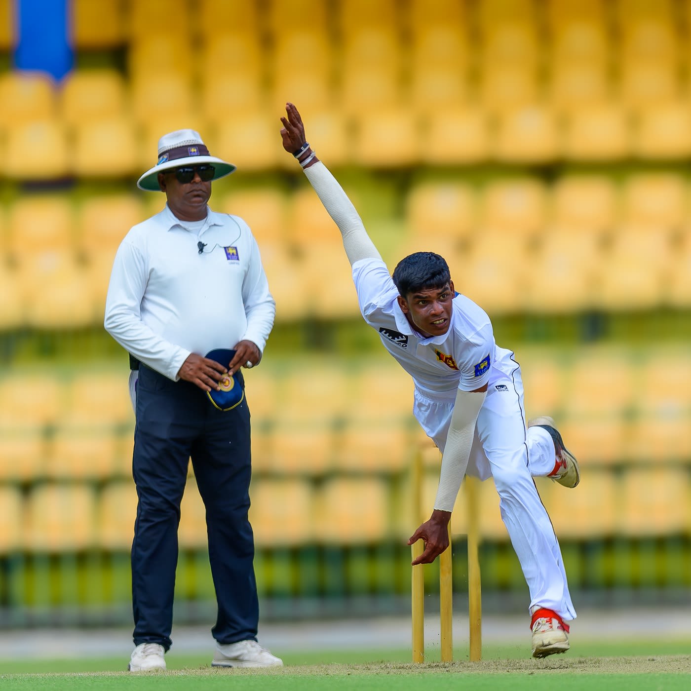 Gimhan Mendis struck twice on day one