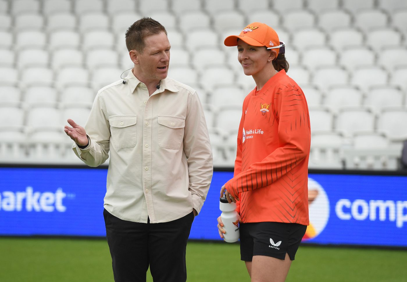Eoin Morgan and Kate Cross chat ahead of the Women's Hundred curtain-raiser