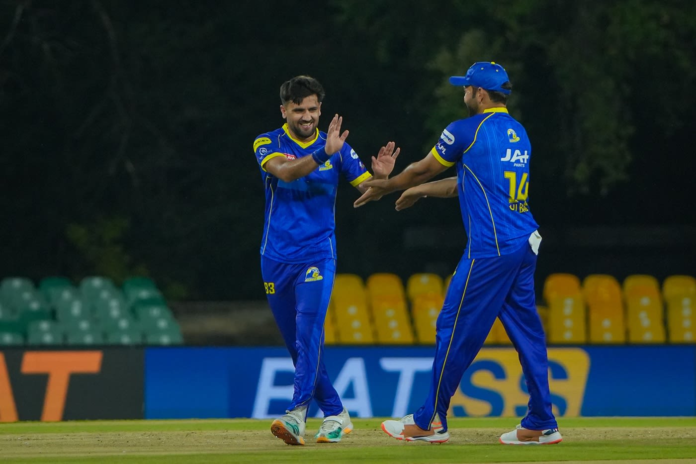 Fazalhaq Farooqi picked up 2 for 20