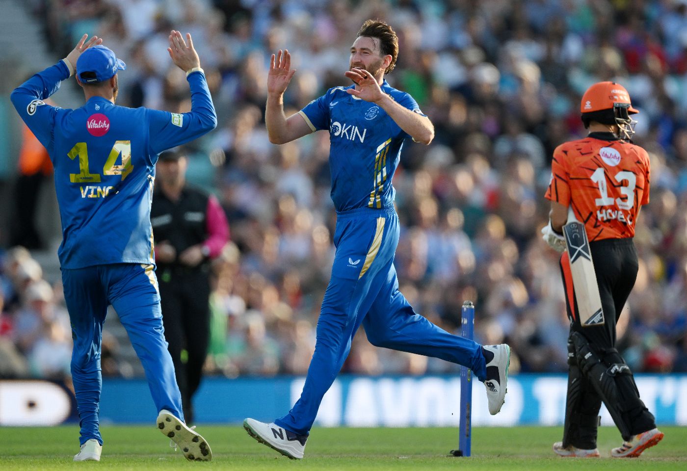 Richard Gleeson removed Benny Howell first-ball