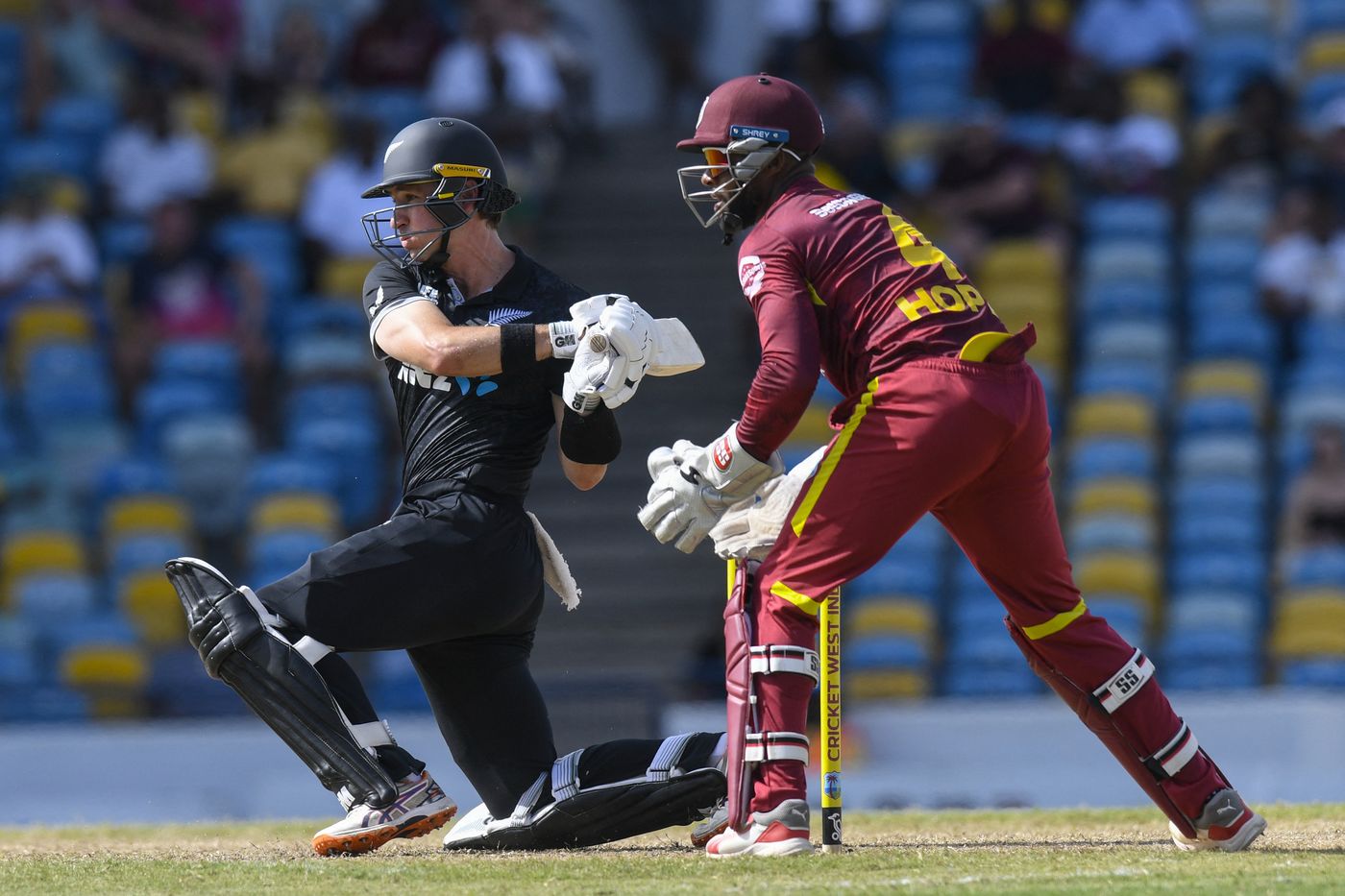 Will Young made his 12th ODI fifty